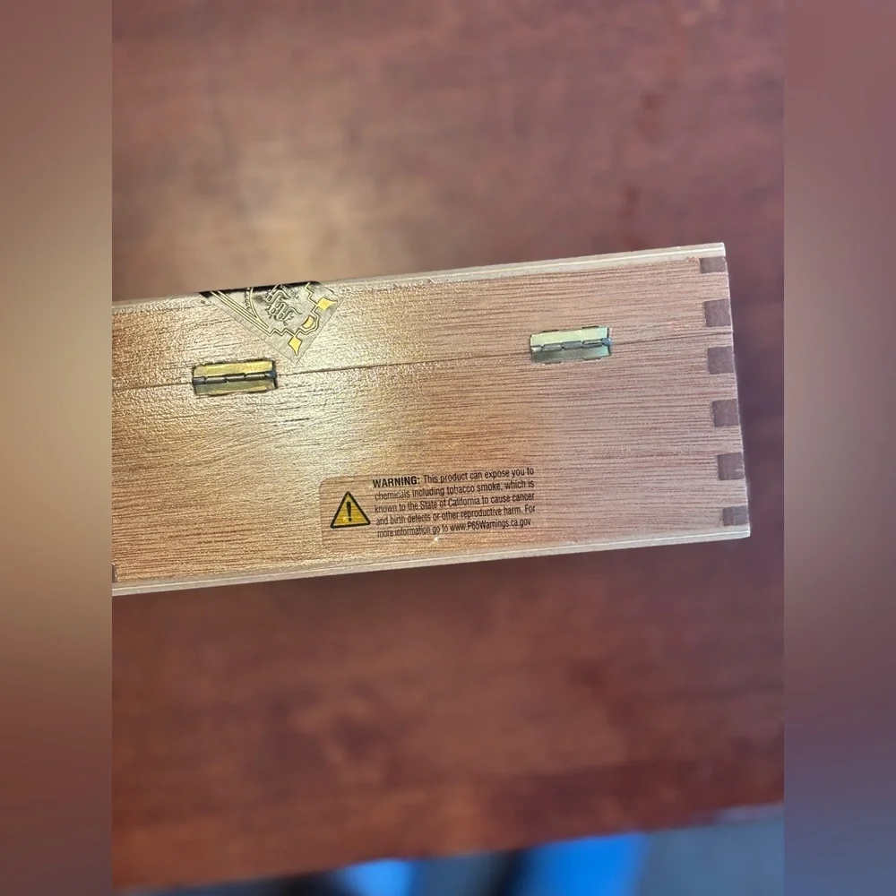 Wooden Cigar Treasure Stash Box